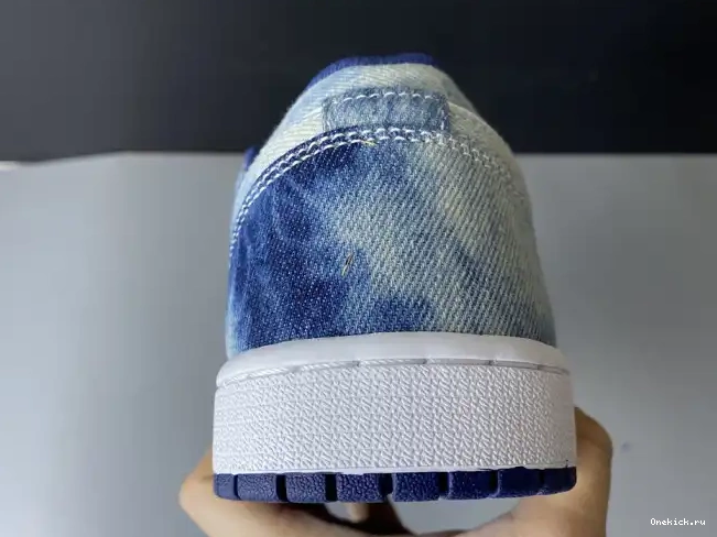 One Kick Washed Air Low Denim Jordan 1 CZ8455-100 0529